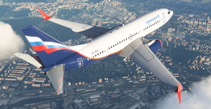 Aeroflot PMDG B737-700 Scimitar winglets thumbnail 11