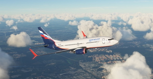 Aeroflot PMDG B737-700 Scimitar winglets thumbnail 1