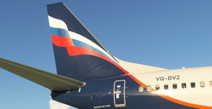 Aeroflot PMDG B737-700 Scimitar winglets thumbnail 4