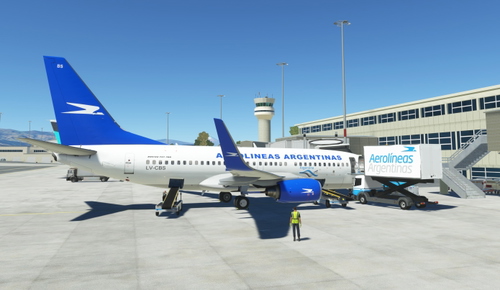 Aerolineas Argentinas Ground Handling for PMDG 737