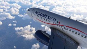 Aeromexico (XA-DRD) Split Scimitar PMDG 737-700 - 8K thumbnail 5