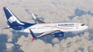 Aeromexico (XA-DRD) Split Scimitar PMDG 737-700 - 8K thumbnail 4