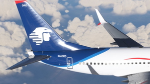 Aeromexico (XA-DRD) Split Scimitar PMDG 737-700 - 8K thumbnail 3