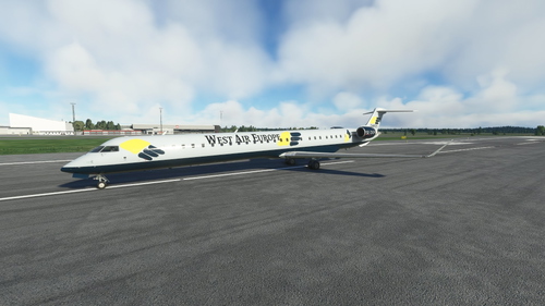Aerosoft CRJ1000 West Atlantic Europe Cargo Fictional SE-DUY