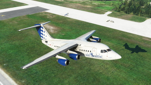 Air Baltic BAe 146-100 YL-BAL circa 2002