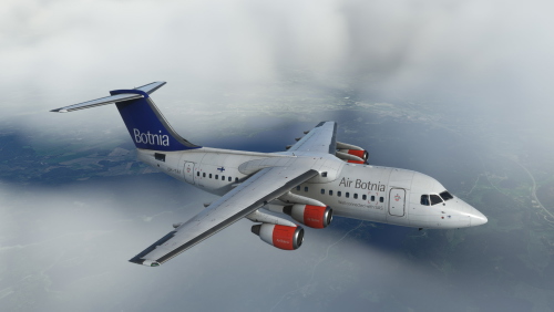 Air Botnia BAe 146-200 OH-SAI circa 2002