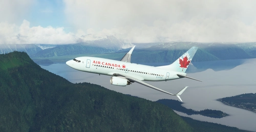 Air Canada "2005 livery" PMDG B737-700 Scimitar winglets