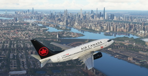 Air Canada "2017 livery" PMDG B737-600 thumbnail 6