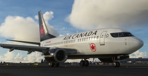Air Canada "2017 livery" PMDG B737-600 thumbnail 3