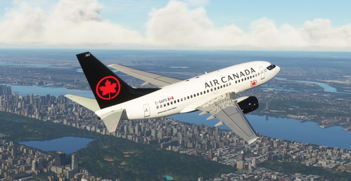 Air Canada "2017 livery" PMDG B737-600