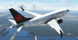 Air Canada "2017 livery" PMDG B737-700 Scimitar winglets thumbnail 5