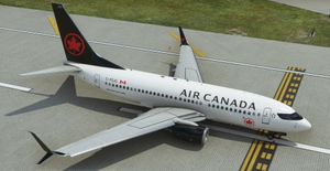 Air Canada "2017 livery" PMDG B737-700 Scimitar winglets thumbnail 4
