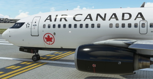 Air Canada "2017 livery" PMDG B737-700 Scimitar winglets thumbnail 3