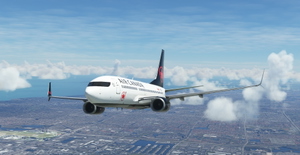 Air Canada "2017 livery" PMDG B737-700 Scimitar winglets thumbnail 6