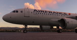 Air France "2021 livery" "F-GKXR" "Rochefort" Fenix A320 Ceo with cabin thumbnail 3