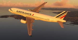 Air France "2021 livery" "F-GKXR" "Rochefort" Fenix A320 Ceo with cabin thumbnail 9