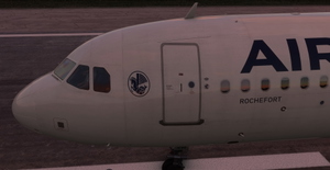 Air France "2021 livery" "F-GKXR" "Rochefort" Fenix A320 Ceo with cabin thumbnail 4