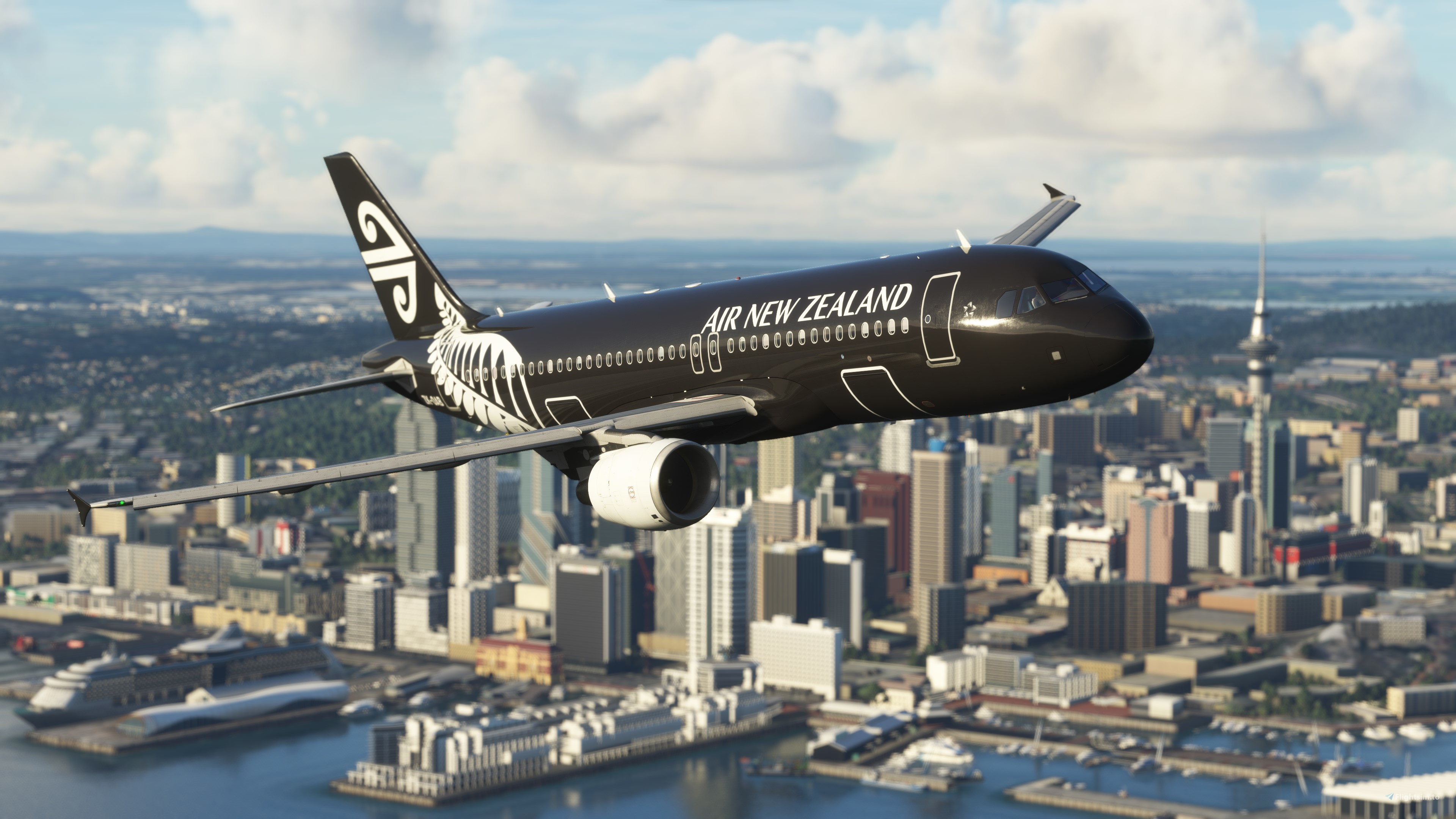 Fenix IAE Air New Zealand 'All Black' ZK-OAB 8K & 4K for Microsoft