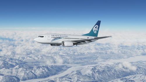 Air New Zealand Pacific Wave Fictional PMDG Boeing 737-600 - 8K