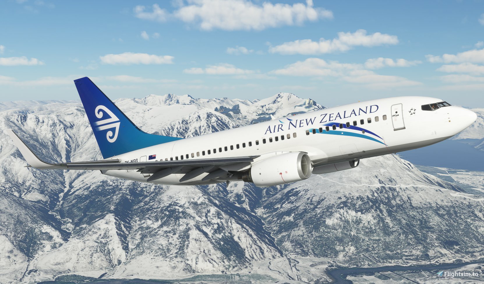 Air New Zealand ZK-NGG (Pacific Wave) | PMDG 737-700 - Image 1