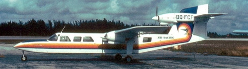 Air Pacific BN2 mk111-1 Trislander DQ-FCF