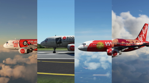 AirAsia 9M-AFC AFW AHY AQI