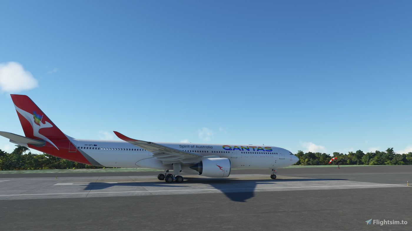 Airbus A330-900 Qantas Rainbow Roo VH-QPJ for Microsoft Flight ...