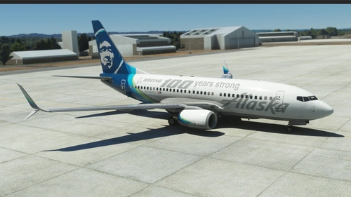 Alaska Airlines Boeing 100 Years Strong