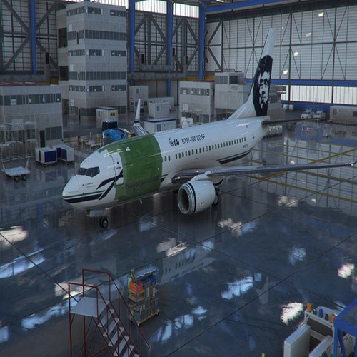 Alaska Airlines Cargo 737-700BDSF Predelivery