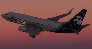 Alaska Airlines [N619AS] for PMDG B737-700 thumbnail 4