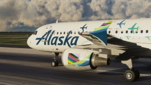 Alaska (Fly With Pride) - Fenix A320 thumbnail 1