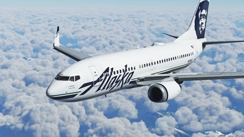 Alaska (Old Colors) (N619AS) [8K] - PMDG 737-700