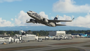 Alaska (Old Colors) (N619AS) [8K] - PMDG 737-700 thumbnail 3
