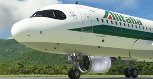 Alitalia "2010 livery" "EI-IML" Airbus A320 Neo thumbnail 3