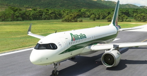 Alitalia "2010 livery" "EI-IML" Airbus A320 Neo thumbnail 4