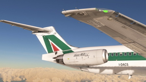 Alitalia (I-DACS) Fly Maddog X MD8x - 8K thumbnail 2