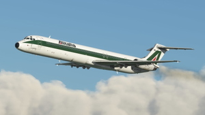 Alitalia [I-DAWG - Dirty/Used] Leonardo MD82 "Fly the Maddog X" thumbnail 4