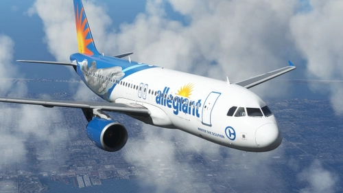 Allegiant "Winter The Dolphin" [8K] - Fenix A320