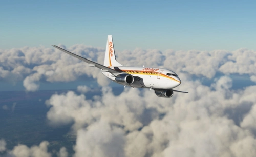 Aloha Airlines Retro Livery PMDG Boeing 737-600 (Fictional) - 8K