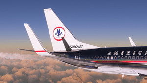 American Airlines Astrojet Special Livery PMDG Boeing 737-700 - 8K thumbnail 2