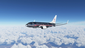 American Airlines Astrojet Special Livery PMDG Boeing 737-700 - 8K thumbnail 9
