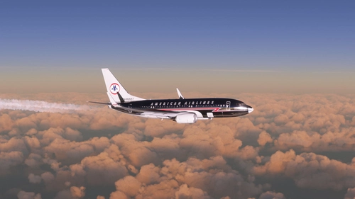 American Airlines Astrojet Special Livery PMDG Boeing 737-700 - 8K