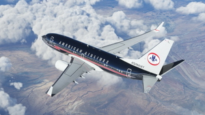 American Airlines Astrojet Special Livery PMDG Boeing 737-700 - 8K thumbnail 7