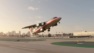 American Airlines Classic Chrome - Just Flight BAe-146-200. N699AA. thumbnail 9
