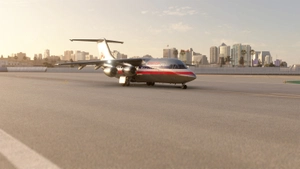 American Airlines Classic Chrome - Just Flight BAe-146-200. N699AA. thumbnail 5