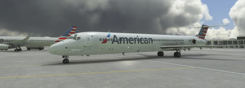 AMERICAN AIRLINES N501AA NEW LIVERY FICTIONAL 8K