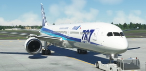 ANA 787 logo JA824A 全日空  Dreamliner /ALL NIPPON AIRLINES　 thumbnail 1