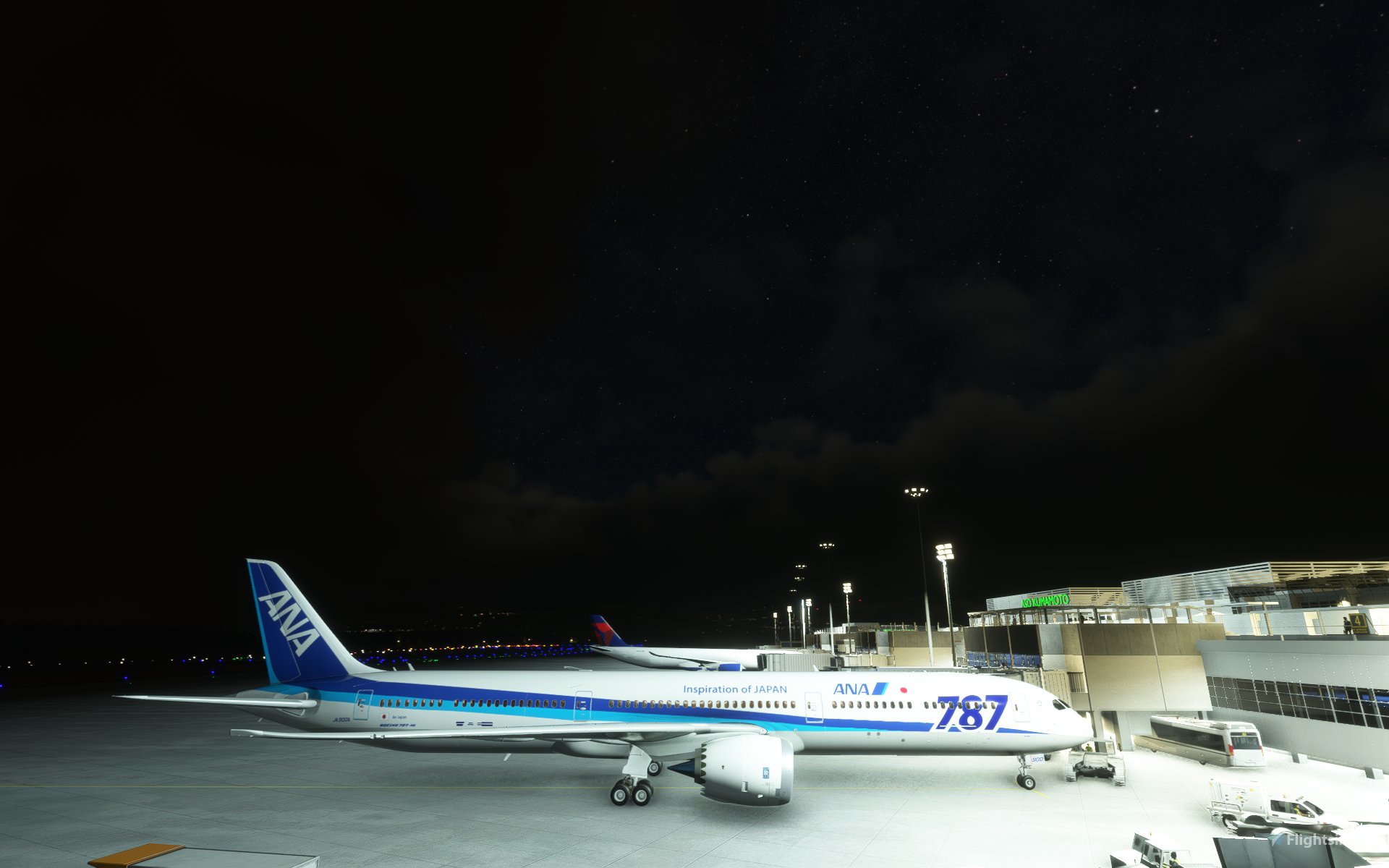 ANA 787 logo JA824A 全日空 Dreamliner /ALL NIPPON AIRLINES 