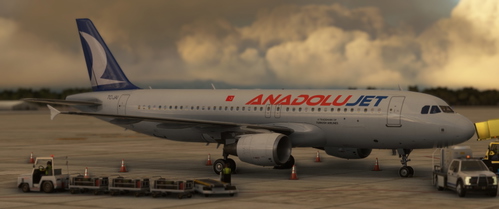 Anadolu Jet| TC-JAI | Fenix a320 | 8K