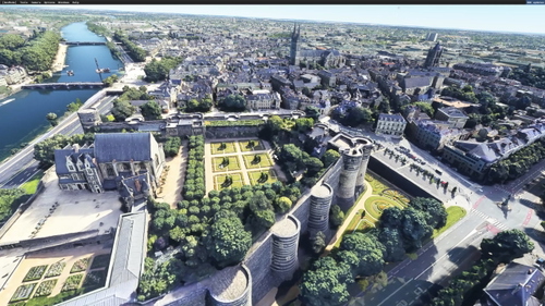 Angers (château, centre ville)